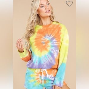 Red Dress Boutique Tie Dye Top New *Please read full description NIP